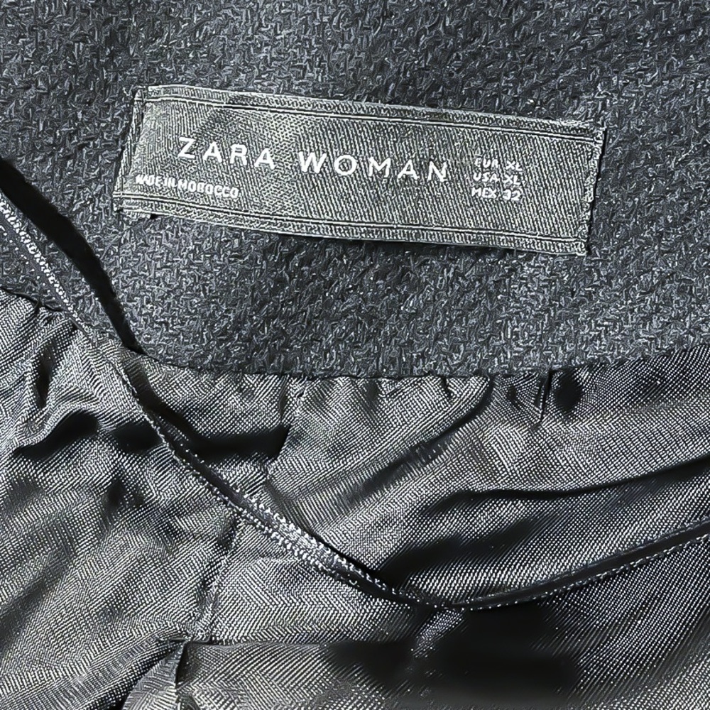 Zara Wool Blend Tasseled Overcoat - Picture 8 of 8